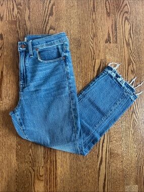 Madewell The High Rise Slim Crop Boy Jean